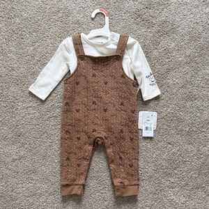 Disney Baby Brown and White Outfit